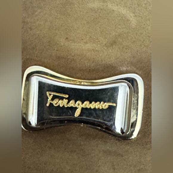 SALE SALVATORE FERRAGAMO VINTAGE Leather Shoulder/ CROSSBODY BAG - Picture 10 of 10